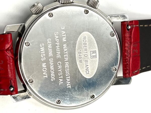 Ελβετικό ρολόι χρονογράφος κόσμημα! Roberto Bianci με αληθινα διαμαντια - 45mm. - Image 3