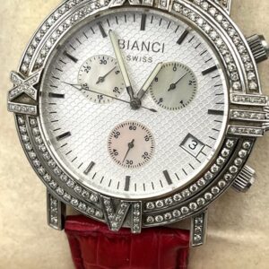 Ελβετικό ρολόι χρονογράφος κόσμημα! Roberto Bianci με αληθινα διαμαντια - 45mm.