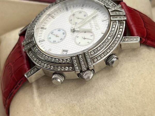 Ελβετικό ρολόι χρονογράφος κόσμημα! Roberto Bianci με αληθινα διαμαντια - 45mm. - Image 6