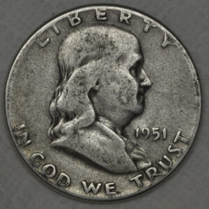 1951 Franklin Half Dollar Silver C78