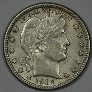 1914 BARBER QUARTER C121
