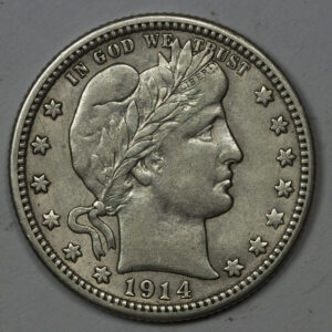 1914 BARBER QUARTER C122