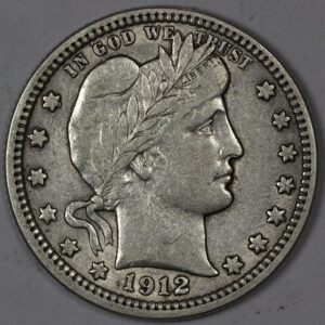 1912 BARBER QUARTER C125