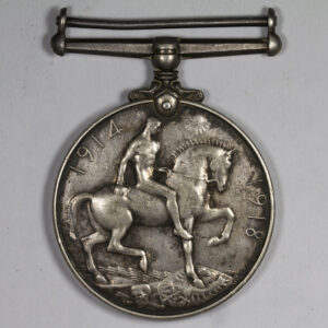 World War I Award - George V British War Medal silver M19