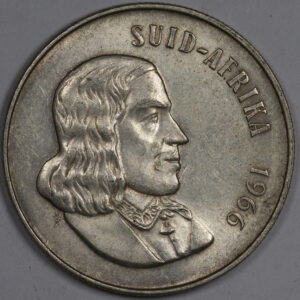 1966 1 Rand Afrikaans Legend - SOUTH AFRICA Silver C205