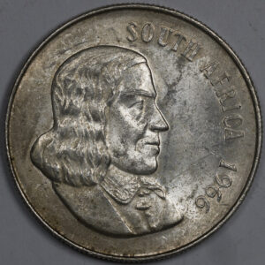 1966 1 Rand Afrikaans Legend - SOUTH AFRICA Silver C206