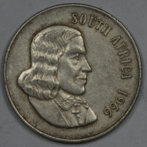 1966 1 Rand Afrikaans Legend - SOUTH AFRICA Silver C212