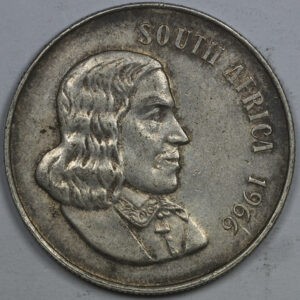 1966 1 Rand Afrikaans Legend - SOUTH AFRICA Silver C213