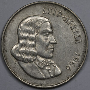 1966 1 Rand Afrikaans Legend - SOUTH AFRICA Silver C214