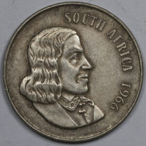 1966 1 Rand Afrikaans Legend - SOUTH AFRICA Silver C215