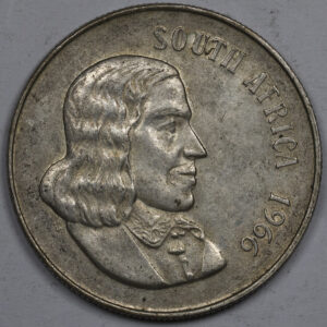 1966 1 Rand Afrikaans Legend - SOUTH AFRICA Silver C216