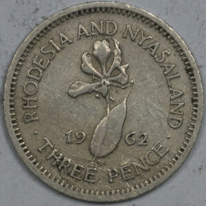 1962 3 Pence - Elizabeth II 1st portrait C222