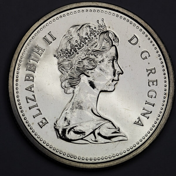 1976 Canada Voyageur PROOF-LIKE Nickel Dollar Coin UNC $1 C259 - Image 2