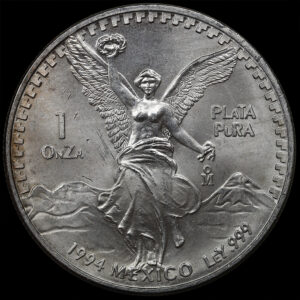 Silver Ounce 1994 Libertad, Coin from Mexico UNC C312