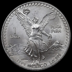 Silver Ounce 1994 Libertad, Coin from Mexico UNC C311