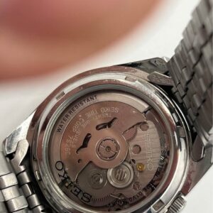 Alternative view of Seiko Automatic silver dial (Open Back) 37mm