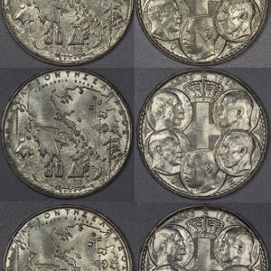 5 x 30 δραχμές ασημενιες 1963 Ακυκλοφόρητα C05