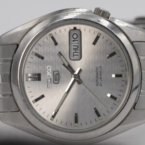 Seiko Automatic silver dial (Open Back) 37mm