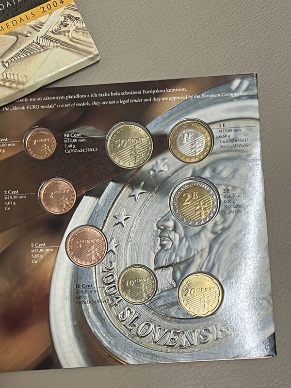 Slovak coins and Euromedals - Image 3