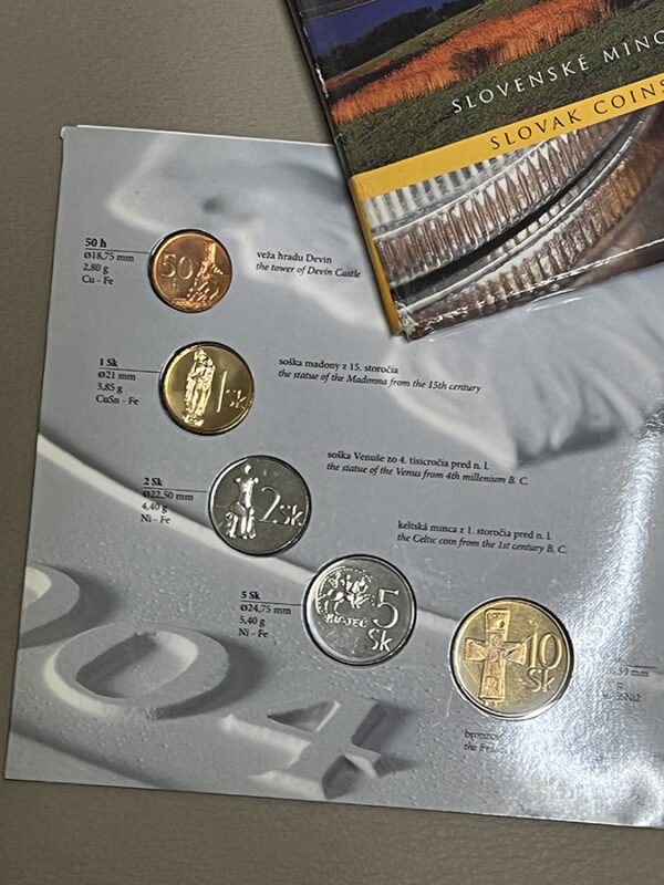 Slovak coins and Euromedals - Image 4