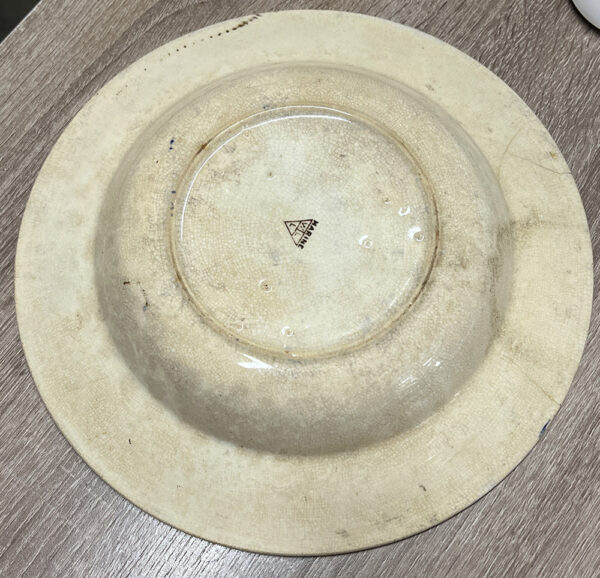 Αγγλικό Κεραμικό πιάτο αντίκα - Marine (24.5cm) - Image 5