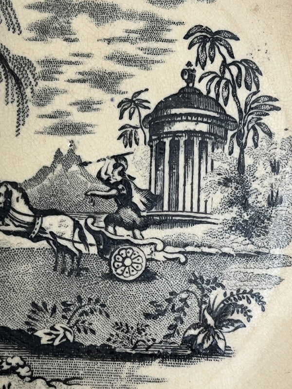 Κεραμικό πιάτο αντίκα (24.5cm) - Image 4