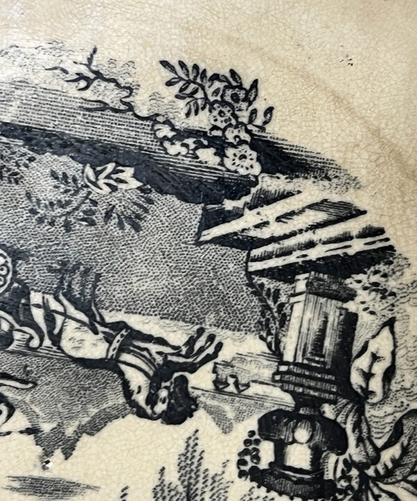 Κεραμικό πιάτο αντίκα (24.5cm) - Image 3