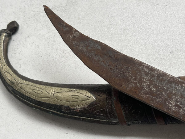 Antique Middle Eastern Jambiya Dagger - Image 3