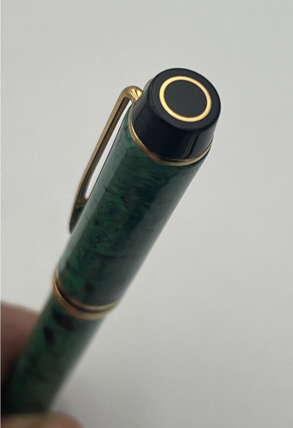 WATERMAN LE MAN 200 RHAPSODY MARBLE MINERAL GREEN BALLPOINT PEN - Image 6
