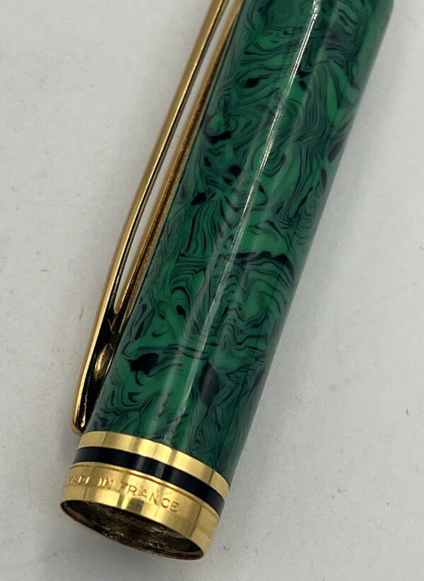WATERMAN LE MAN 200 RHAPSODY MARBLE MINERAL GREEN BALLPOINT PEN - Image 3