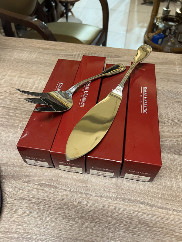 LUXURY Σερβίτσιο Robbe & Berking 150 - 26 τεμάχια (περιπου 170 γραμμαρια καθαρό ασημι) - Image 8