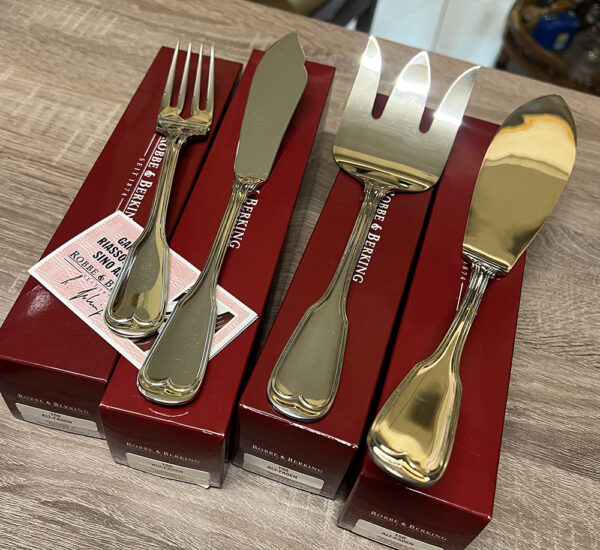 LUXURY Σερβίτσιο Robbe & Berking 150 - 26 τεμάχια (περιπου 170 γραμμαρια καθαρό ασημι) - Image 7