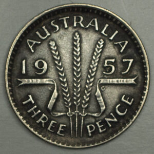 3 Pence 1957 Silver C39