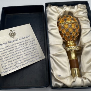 Faberge Egg Gold Coronation Bottle Stop
