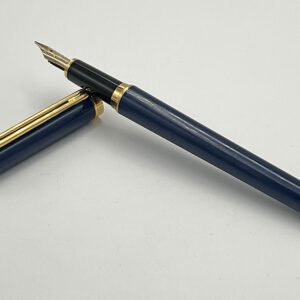 Alternative view of Vintage Montblanc Noblesse Oblige Blue Gold 14K Nib Fountain Pen