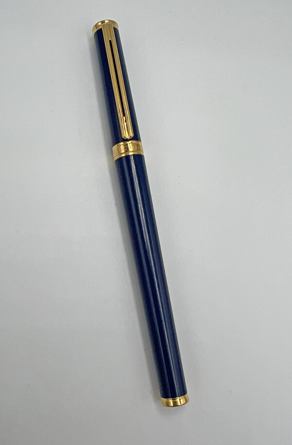 Vintage Montblanc Noblesse Oblige Blue Gold 14K Nib Fountain Pen - Image 5