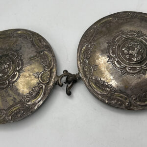 Παλια Παραδοσιακή Σκαλιστή Πόρπη απο φαρμακερο ασημι