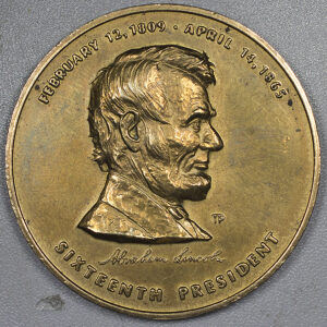 Μεγάλο Μπρουτζινο μετάλλιο - Abraham Lincoln Sixteenth President M06