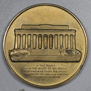 Alternative view of Μεγάλο Μπρουτζινο μετάλλιο - Abraham Lincoln Sixteenth President M06
