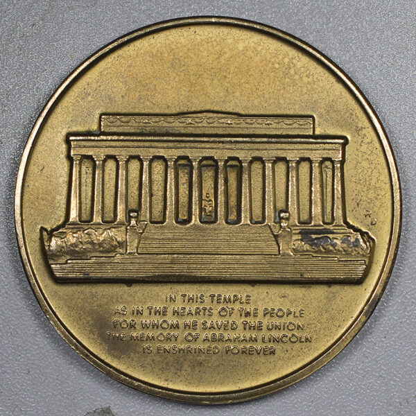 Μεγάλο Μπρουτζινο μετάλλιο - Abraham Lincoln Sixteenth President M06 - Image 2