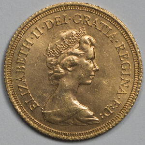 Alternative view of Χρυσή Αγγλική Λίρα 1972