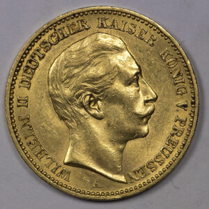 20 Mark Kingdom of Prussia King William II (1902) Gold Coin