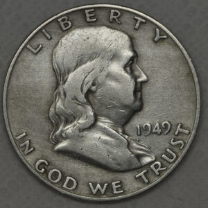 1949 Franklin Half Dollar Silver C68