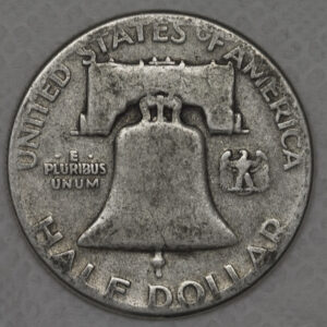 Alternative view of 1951 Franklin Half Dollar Silver C78