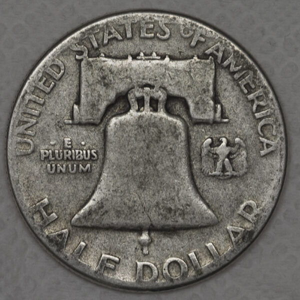 1951 Franklin Half Dollar Silver C78 - Image 2