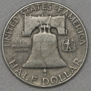 Alternative view of 1953 Franklin Half Dollar Silver C69