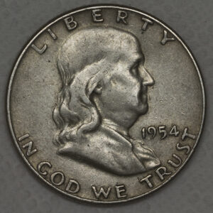 1954 Franklin Half Dollar Silver C71
