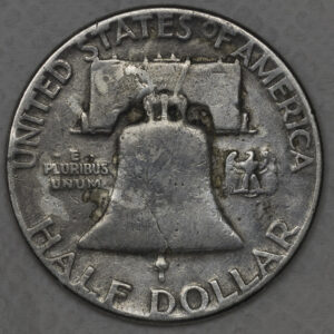 Alternative view of 1954 Franklin Half Dollar Silver C73
