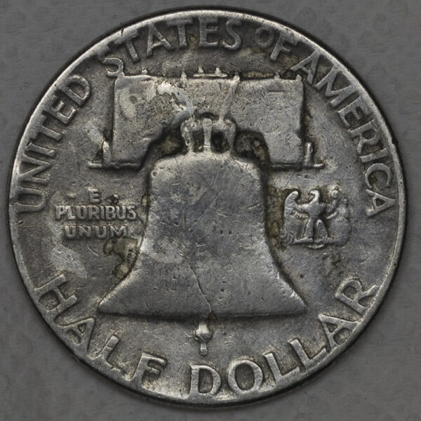 1954 Franklin Half Dollar Silver C73 - Image 2