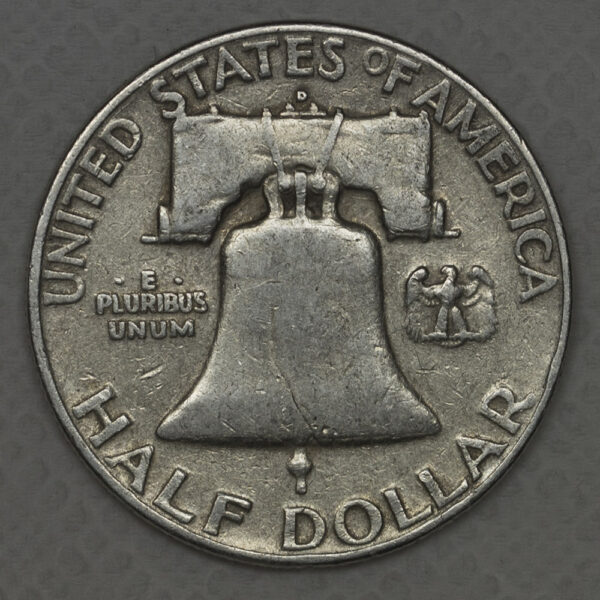 1954 Franklin Half Dollar Silver C72 - Image 2